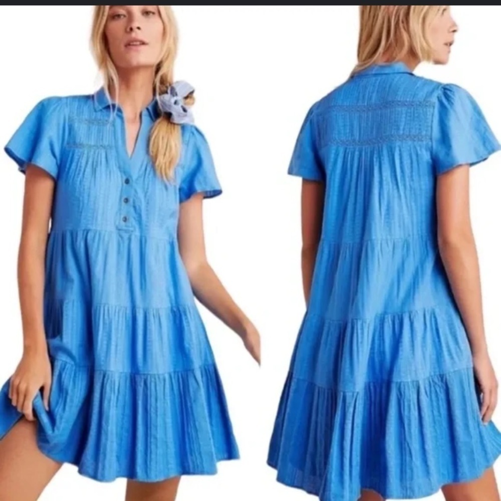 Anthropologie Tiered Ruffled Sundress